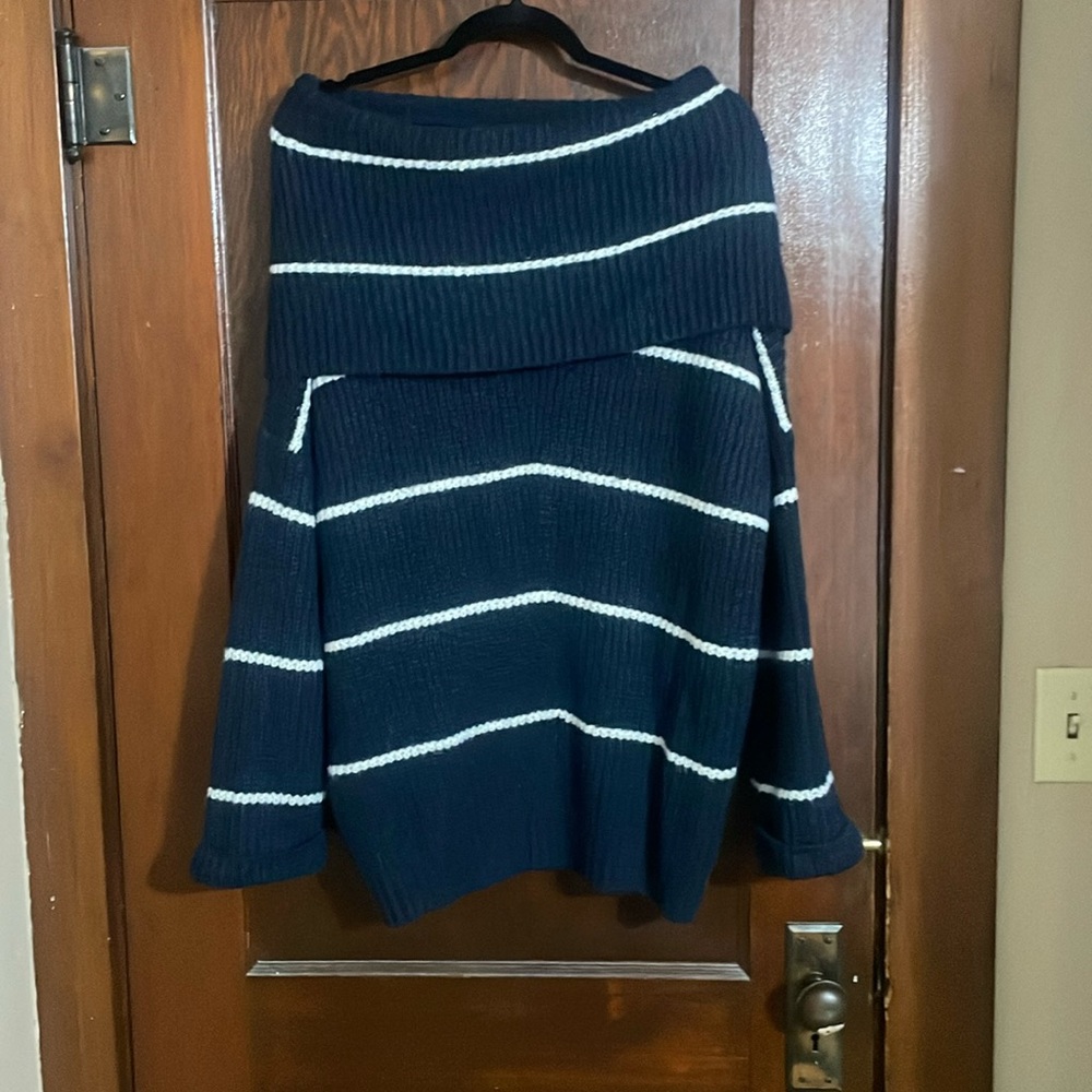 Off the shoulder sweater dress